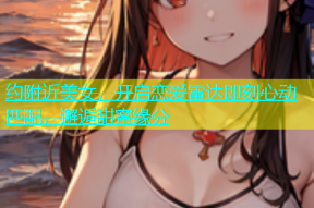 约附近美女，开启恋爱雷达即刻心动匹配，邂逅甜蜜缘分