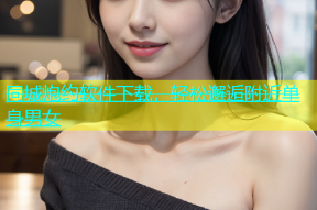 同城炮约软件下载，轻松邂逅附近单身男女