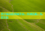 西宁城北区同城平台，快速匹配，私密交友