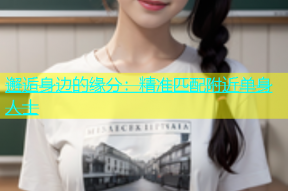 邂逅身边的缘分：精准匹配附近单身人士