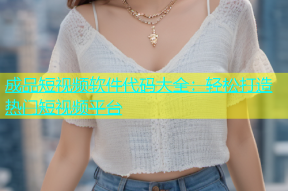 成品短视频软件代码大全：轻松打造热门短视频平台