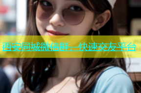 西安同城微信群，快速交友平台